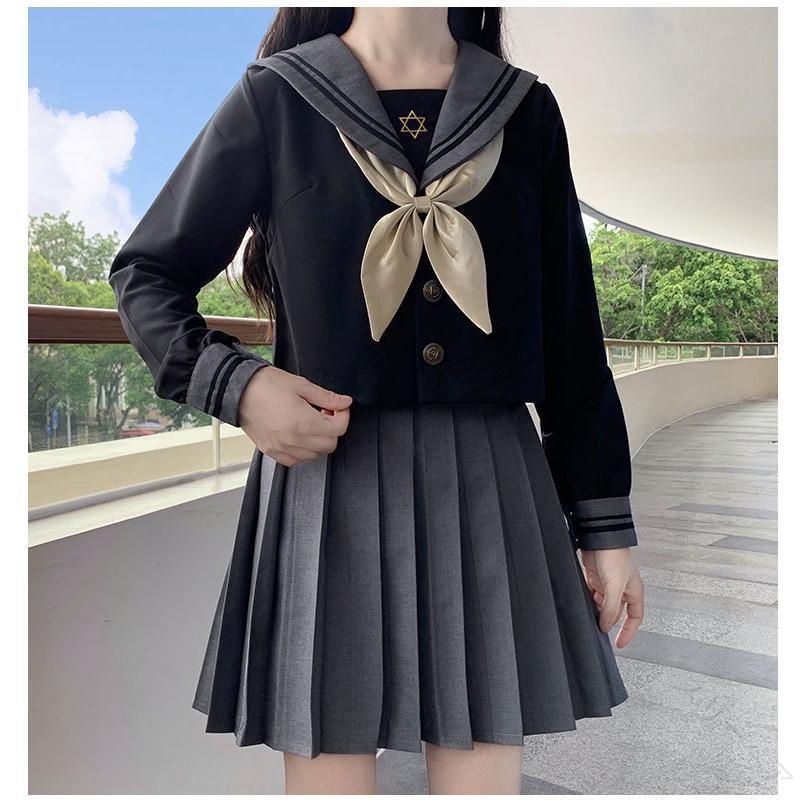 大きいサイズ JK制服 セーラー服 コスプレ衣装 仮装 コスチューム 学院風 学生服 半袖 長袖 プリーツスカート ギャル服 入学式 卒業式 文化祭 春夏秋 ホ...