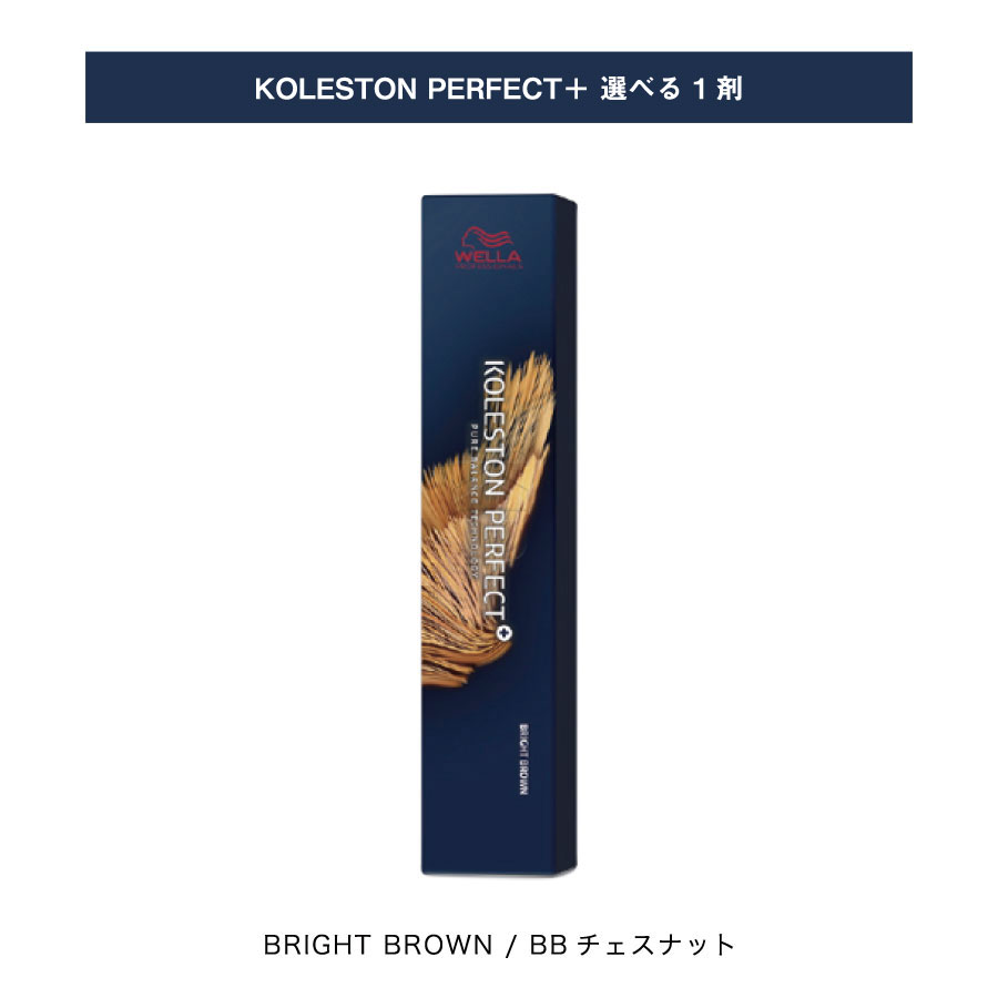 【 選べる 1剤 】 BBチェスナット ブライト ブラウン / BRIGHT BROWN パーフェクト プラス KOLESTON PERFECT PLUS