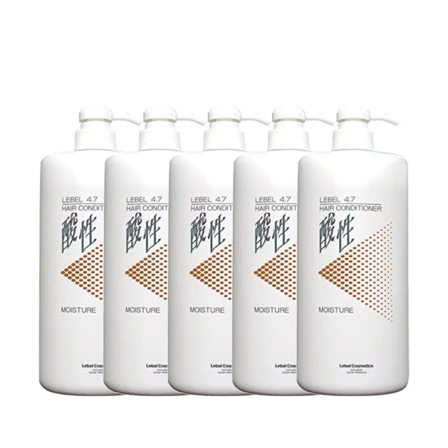 【 5個セット 】 LebeL ルベル 4.7 酸性モイスチャーコンディショナー 1200ml トリートメント