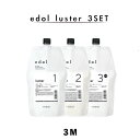 【 ラスター 3STEP 3Mセット 】LebeL エドル ラスター 1 & 2 & 3M 800ml レフィル 詰め替え用 edol