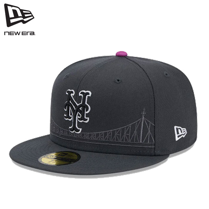 Rakuten - 即納 2026SS 新作 NEW ERA® New Era® ニューエラ キャップ 帽子 59FIFTY オンフィールド MLB City Connect ニューヨーク・メッツ グラファイト