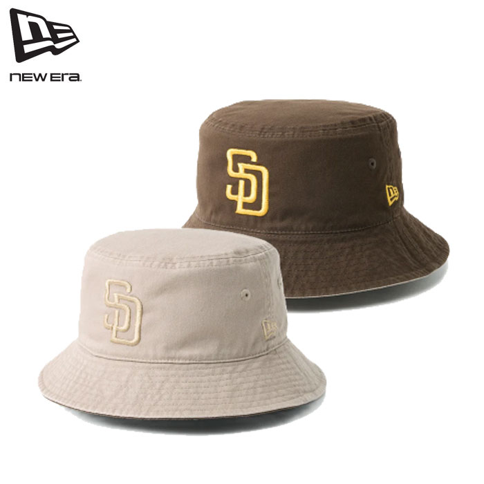 Rakuten - 即納 2026SS 新作 NEW ERA® New Era® ニューエラ キャップ 帽子 ハット バケット01 リバーシブル MLB Bucket Hat サンディエゴ・パドレス アッシュブラウン/ウォルナット