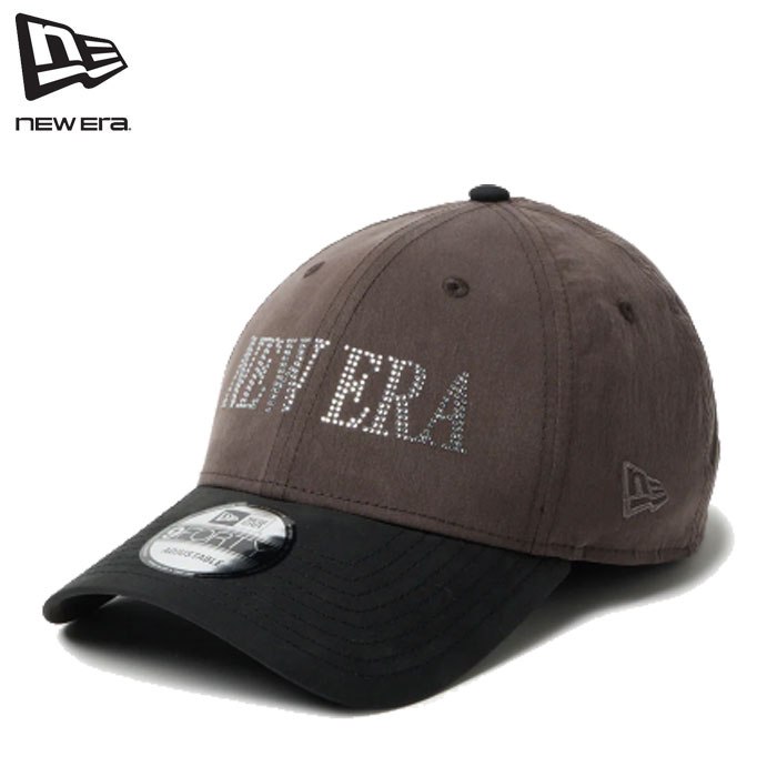 Rakuten - 即納 2026SS 新作 日本正規品 送料無料 ニューエラ NEW ERA® New Era® 9FORTY クロスストラップ NEW ERA Rhinestone ラインストーン グラファイト/ブラック