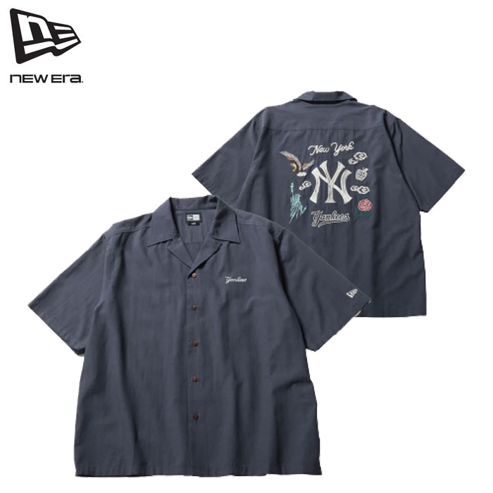 Rakuten - 即納 2026SS 新作 ニューエラ NEW ERA® New Era® 半袖 スーベニア シャツ ニューヨーク・ヤンキース ネイビー