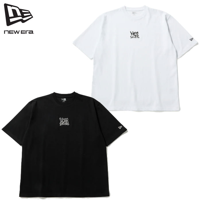 Rakuten - 即納 2026SS 新作 ニューエラ NEW ERA® New Era® 半袖 オーバーサイズド コットン Tシャツ Wall Art ホワイト ブラック