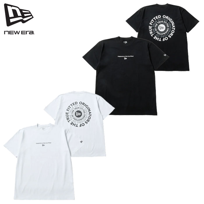Rakuten - 即納 日本正規品 2026SS 新作 ニューエラ NEW ERA® New Era® 半袖 コットン Tシャツ Circle サークル ロゴ ブラック ホワイト