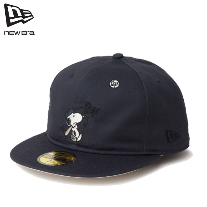 Rakuten - 即納 2026SS 新作 NEW ERA® New Era® ニューエラ キャップ 帽子 59FIFTY ソフトバックラム Soft Buckram Vintage PEANUTS ピーナッツ スヌーピー フェイデッドブラック
