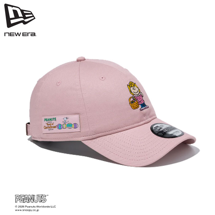 即納 2026SS 新作 NEW ERA® New Era® ニューエラ キャップ 帽子 9TWENTY PEANUTS ピーナッツ EASTER サリー・ブラウン ピンクベージュ