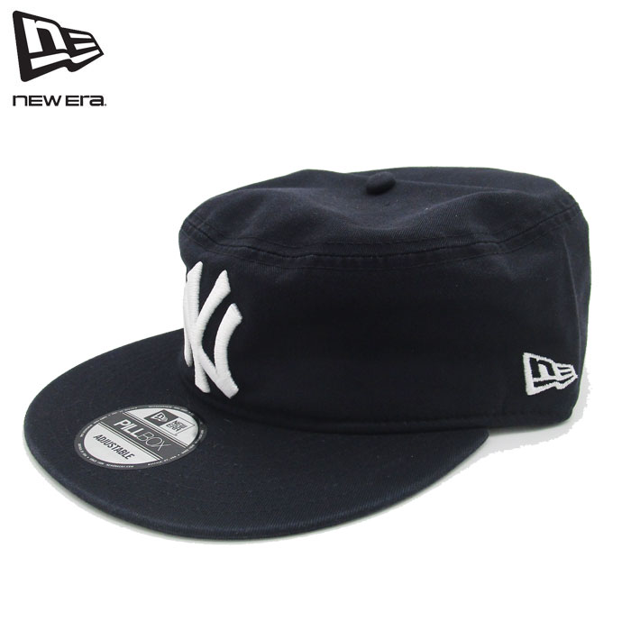 即納 2026SS 新作 NEW ERA® New Era® ニューエラ キャップ 帽子 PILLBOX Pillbox ニューヨーク ヤンキース ネイビー チームカラー