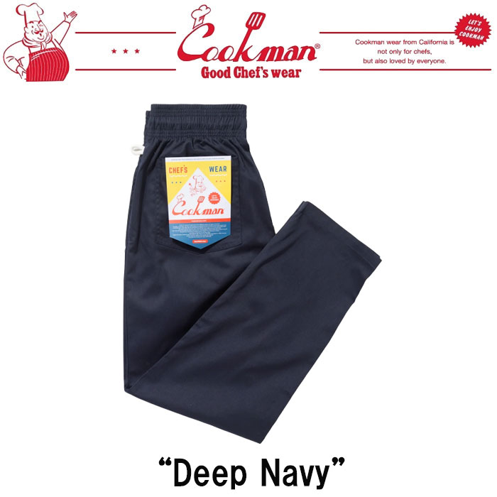 Rakuten - 2026SS 新作 即納 クックマン COOKMAN シェフパンツ Deep Navy ディープ ネイビー 231-61843