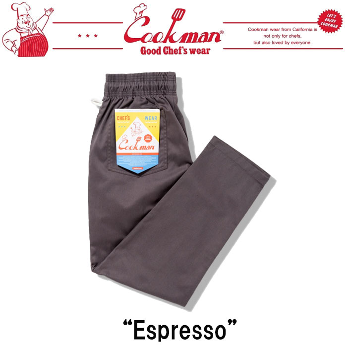Rakuten - 2026SS 新作 即納 クックマン COOKMAN シェフパンツ Espresso エスプレッソ 231-61844