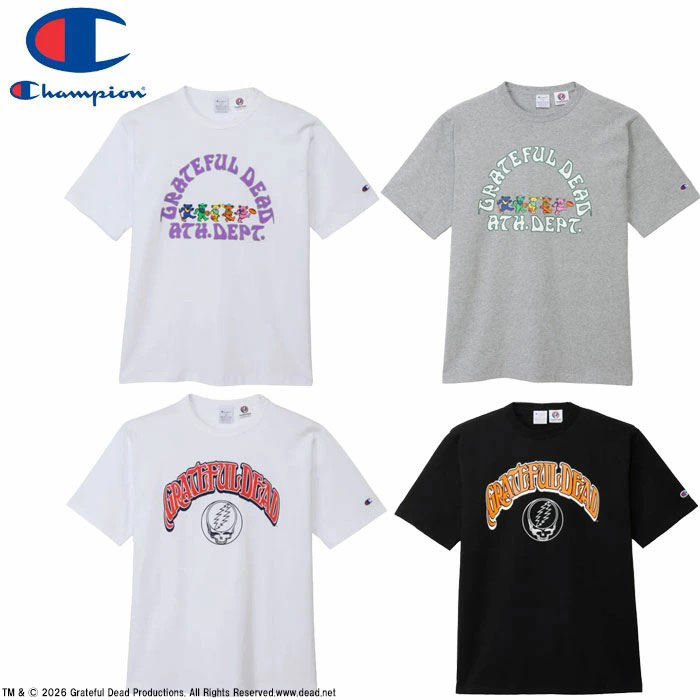 Rakuten - 即納 2026SS チャンピオン メイドインUSA ティーテンイレブン ショートスリーブTシャツ 半袖 Champion Grateful Dead グレイトフル・デッド C5-D309