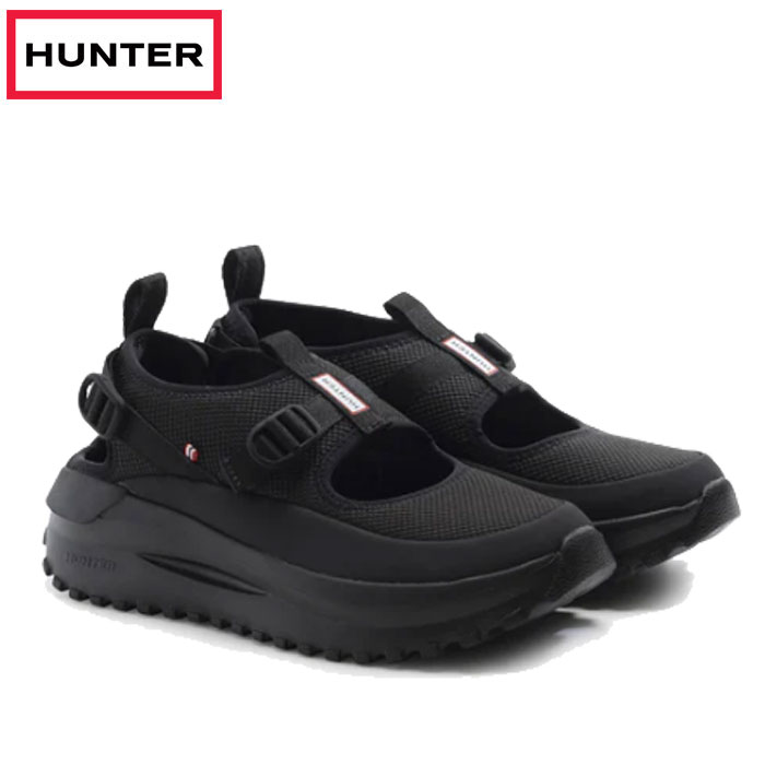 Rakuten - 即納 26SS 新作 ハンター 正規品 HUNTER レディース トラベル フロー サンダル スニーカー - ブラック 黒 UFF7103MSH-BLK