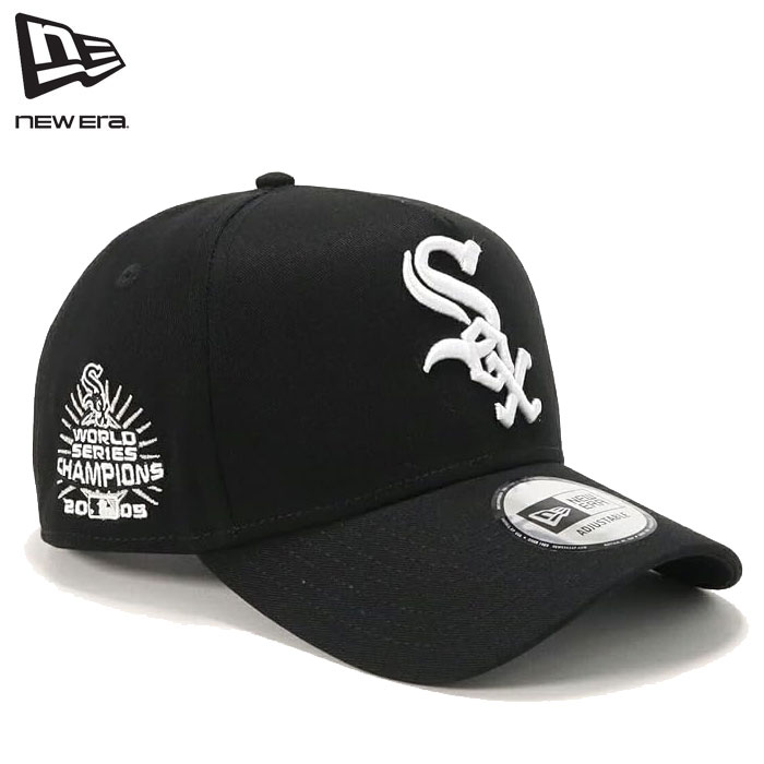即納 2026FW 新作 日本正規品 送料無料 ニューエラ NEW ERA® New Era® キャップ 帽子 9FORTY A-Frame MLB 940 サイドパッチ ホワイトソックス ブラック 村上