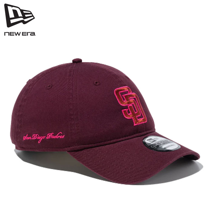 即納 2026SS 新作 日本正規品 送料無料 ニューエラ NEW ERA® New Era® キャップ 帽子 9FORTY アンストラクチャード Strawberry Moon サンディエゴ・パドレス マルーン
