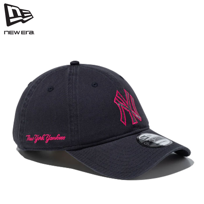 即納 2026SS 新作 日本正規品 送料無料 ニューエラ NEW ERA® New Era® キャップ 帽子 9FORTY アンストラクチャード Strawberry Moon ニューヨーク・ヤンキース フェデッドブラック
