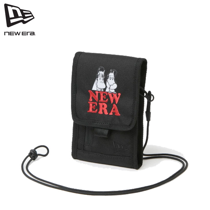送料無料 即納 2026FW 新作 NEW ERA® New Era® ニューエラ ネックポーチ 0.3L Moomin Music ムーミン ブラック
