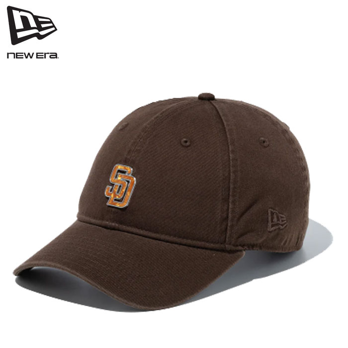即納 2026FW 新作 日本正規品 送料無料 ニューエラ NEW ERA® New Era® キャップ 帽子 9FORTY アンストラクチャード Seashell Motif Logo シーシェルモチーフロゴ サンディエゴ・パドレス ウォルナット