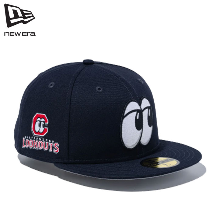 即納 2026FW 新作 NEW ERA® New Era® ニューエラ キャップ 帽子 マイナーリーグ 59FIFTY MiLB チャタヌーガ・ルックアウツ ネイビー