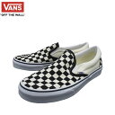 送料無料 即納 バンズ VANS US規格 レディース メンズ スリッポン スニーカー シューズ チェッカー フラッグ BLK/WHT CHK/WHT 定番 ノベルティ付き