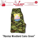 即納 クックマン COOKMAN ハーフパンツ ショートパンツ シェフパンツ カモ柄 Chef Pants Short Ripstop Woodland Cam...