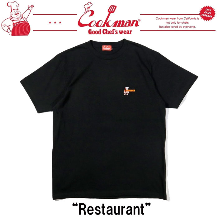 2025SS 新作 即納 クックマン COOKMAN Embroidery Tシャツ Restaurant 231-51067