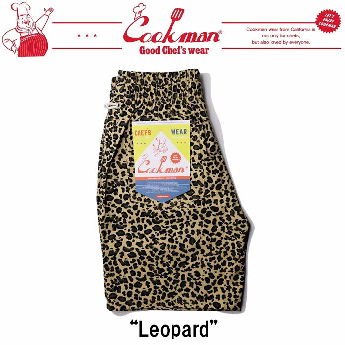 Rakuten - 2026SS 新作 即納 クックマン COOKMAN ハーフパンツ ショートパンツ シェフパンツ Chef Pants Short Leopard レオパード ヒョウ柄 231-31999