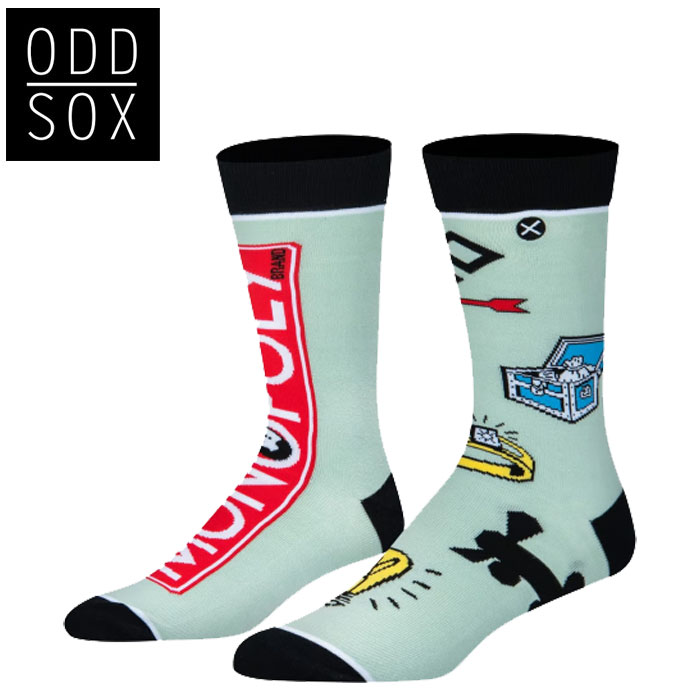 Rakuten - 送料無料 即納 メンズ ODD SOX オッドソックス 靴下 MONOPOLY SPLIT LARGE FEET ラージ フィート