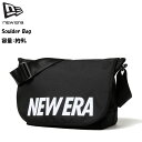即納 2025SS新作モデル 送料無料 ニューエラ NEW ERA® New Era® ショルダーバッグ 9L プリントロゴ ブラック デカ...