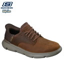 立ったまま履ける 即納 25FW 栗山監督着用 スケッチャーズ SKECHERS スリップインズ スニーカー メンズ ガルザ - ガービン ブラウン ビジネスシューズ 205046-CDB