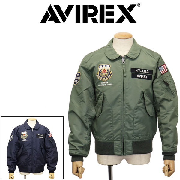 正規取扱店 AVIREX (アヴィレックス) 3252061 CWU-36P NEW YORK AIR NATIONAL GUARD ニューヨーク エアー ナショナル ガード フライトジャケット 全2色