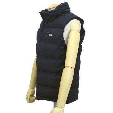 正規取扱店 LACOSTE (ラコステ) BH350EL Blousons ピケダウンベスト 2Z8ダークグレー LC230