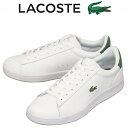 正規取扱店 LACOSTE(ラコステ) 48SMA0011 CARNABY SET 224 1 SMA メンズ スニーカー 1R5 WHT x DK GRN LC384