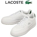 正規取扱店 LACOSTE (ラコステ) 48SMA0018 L001 SET 224 2 SMA スニーカー 1R5 WHT x DK GRN LC383