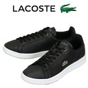 正規取扱店 LACOSTE (ラコステ) 45SMA0110 CARNABY PRO BL23 1 SMA レザースニーカー 312 BLK/WHT LC332