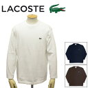 ラコステ 服 メンズ sale セール 正規取扱店 LACOSTE (ラコステ) TH110EL ニット ロングスリーブ Tシャツ 全3色 LC209