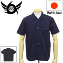 【楽天スーパーSALE】 正規取扱店 666 ORIGINAL 1977 イタリアンカラーシャツ S/S 半袖 SOS0062 全2色(4)