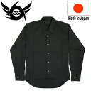 正規取扱店 666 ORIGINAL Regularcollar Shirts L/S (レギュラーカラーシャツ) 長袖 ブラック SOS0001 その1