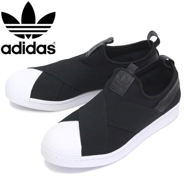 正規取扱店 adidas (アディダス) FW7051 SST SLIP-ON スリッポン スニーカー コアブラック/コアブラック/コアブラック AD045