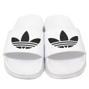 正規取扱店 adidas (アディダス) FU8297 ADILETTE LITE オリジナルス アディレッタ ライト フットウェアホワイトxコアブラックxフットウェアホワイト AD081 2