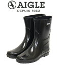 正規取扱店 AIGLE (エーグル) ZZFS057 ELIOSA BOTTIL エリオサ レディース ミドル ラバーブーツ 008 NOIR A AGL047