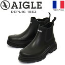 K戵X AIGLE (G[O) ZZHNB06 SOFT RAIN M \tgC TChSAo[u[c Y 004 NOIR AGL038