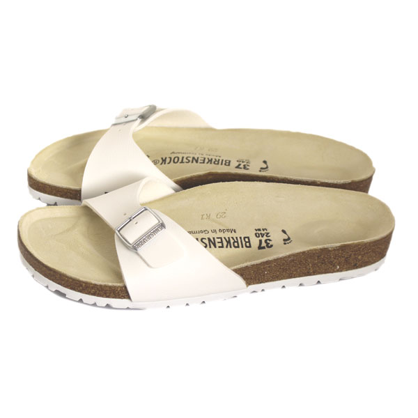 正規取扱店 BIRKENSTOCK (ビルケンシュトック) MADRID (マドリッド) サンダル ナロー (幅狭) WHITE (ホワイト) BI002