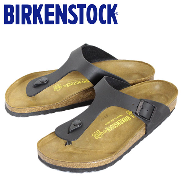 正規取扱店 BIRKENSTOCK (ビルケンシュトック) GIZEH (ギゼ) サンダル レギュラー (幅広) BLACK (ブラック) BI005