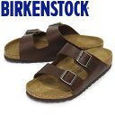 正規取扱店 BIRKENSTOCK (ビルケンシュトック) 1023117 Arizona BS アリゾナ グリップ レザーサンダル VT.WD.ROAST レギュラー幅 BI241