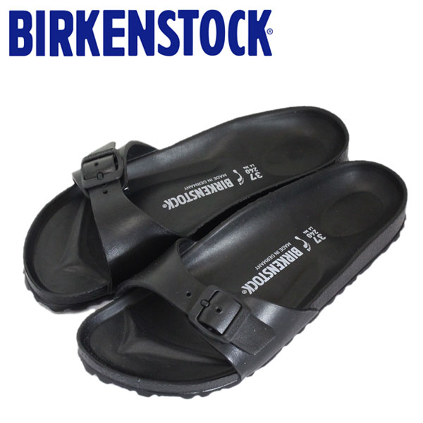 正規取扱店 BIRKENSTOCK (ビルケンシュトック) MADRID (マドリッド) サンダル ナロー (幅狭) EVA BLACK (ブラック) BI025