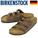 正規取扱店 BIRKENSTOCK (ビルケンシュトック) 53881 FLORIDA SFB フロリダ ソフトフットベッド サンダル MOCHA レギュラー幅 BI307
