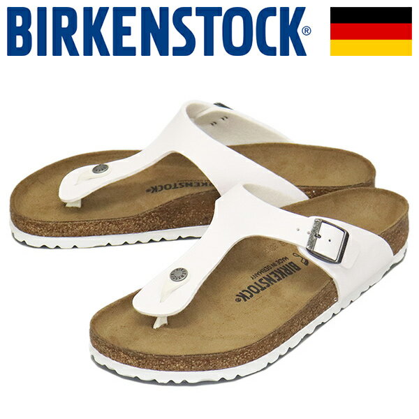 正規取扱店 BIRKENSTOCK (ビルケンシュトック) 745531 GIZEH ギゼ ビルコフローサンダル WHITE レギュラー幅 BI313 1