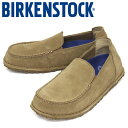 正規取扱店 BIRKENSTOCK (ビルケンシュトック) 1027494 UTTI Slip On ウッティ スリッポン スエードレザーシューズ GRAY TAUPE レギュラー幅 BI355