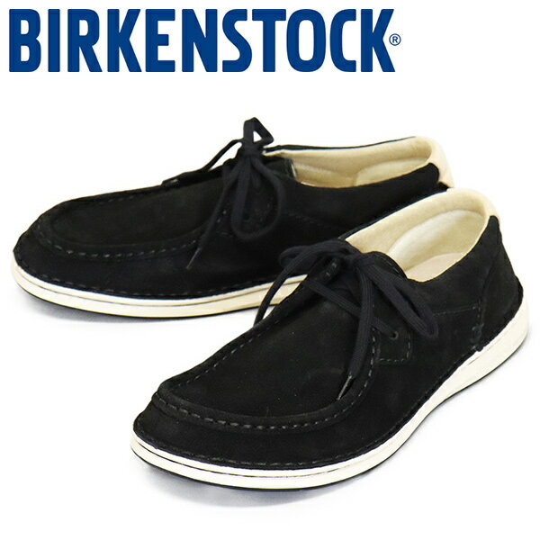 正規取扱店 BIRKENSTOCK (ビルケンシュトック) 1029658 PASADENA パサデナ スエードレザーシューズ BLACK レギュラー BI464